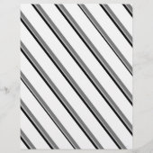 Bulk W&B Diagonal Stripes Scrapbook Pages チラシ (裏面)