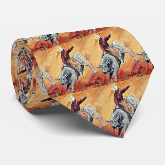 Bullおよびライダーのタイ ネクタイ (ロール)
