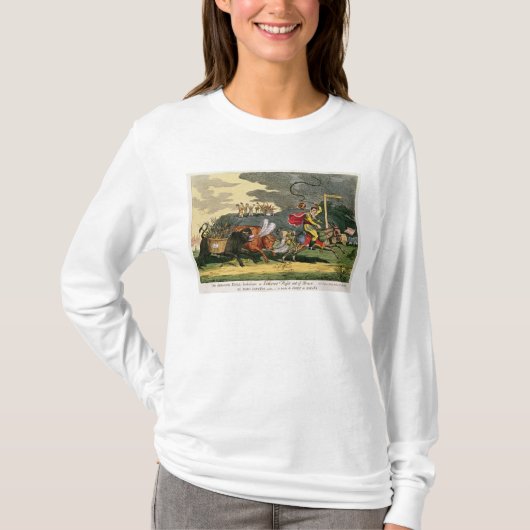 Bullが壊したスペイン人はまたは、ヨセフの飛行失います Tシャツ (正面)