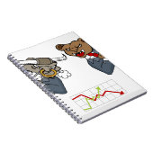 Bullくまの戦いの株式市場の漫画 ノートブック (右側)