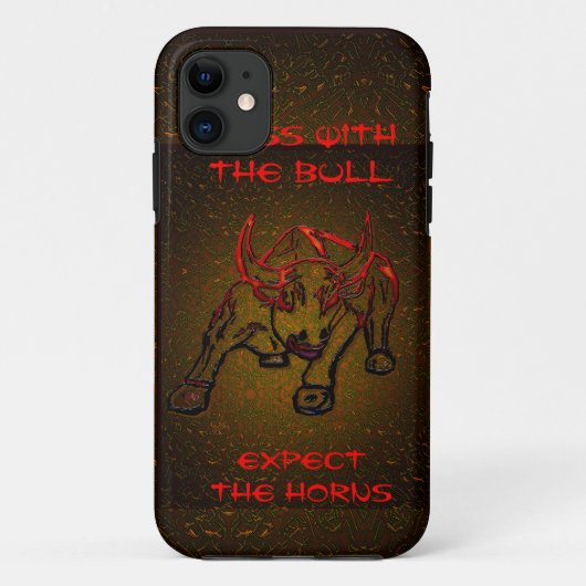 BULLとの混乱は角を期待します Case-Mate iPhoneケース (裏面)