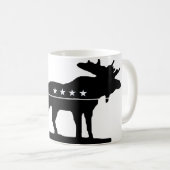 Bullのアメリカヘラジカのマグ コーヒーマグカップ (正面右)