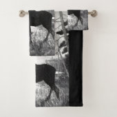 Bullのアメリカヘラジカの野性生物の動物の芸術のBathタオルセット バスタオルセット (インサイチュ)