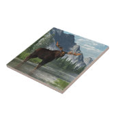 Bullのアメリカヘラジカ タイル (側面)