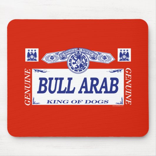 Bullのアラビア人 マウスパッド (正面)