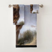 Bullのオオシカの野性生物の動物の芸術のBathタオルセット バスタオルセット (インサイチュ)