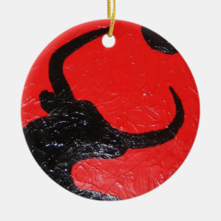 Bullのオーナメント セラミックオーナメント