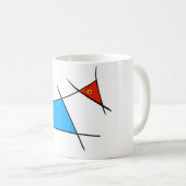 Bullのマグを走ること コーヒーマグカップ (正面右)