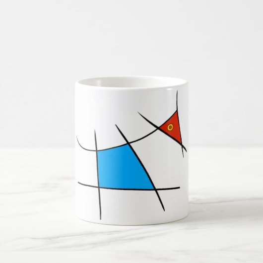 Bullのマグを走ること コーヒーマグカップ (中央)