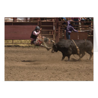 Bullのライダーは空輸されて得ます