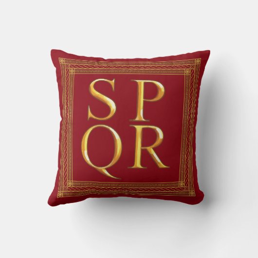 Bullのローマの装飾用クッション クッション (裏面)