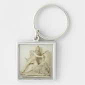 Bullのローマ大理石のレリーフ、浮き彫りを犠牲にするMithras キーホルダー (正面)