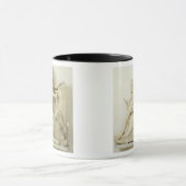 Bullのローマ大理石のレリーフ、浮き彫りを犠牲にするMithras マグカップ (中央)