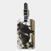 Bullの乗馬 ラゲッジタグ (正面縦)