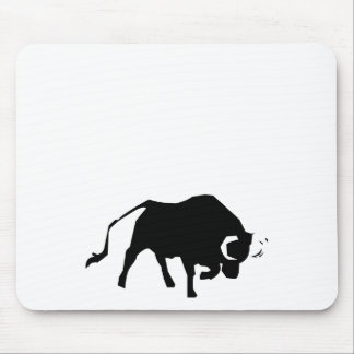 Bullの充満シルエット マウスパッド