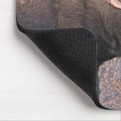 Bullの大きいアメリカヘラジカ マウスパッド (コーナー)