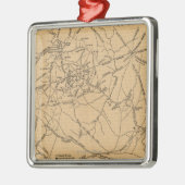 Bullの最初戦いは-内戦パノラマ式の5を走ります メタルオーナメント (左)