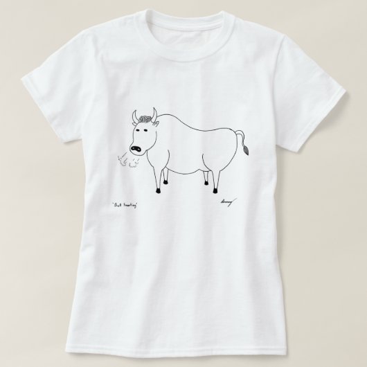 Bullの民芸のワイシャツ Tシャツ (デザイン正面)