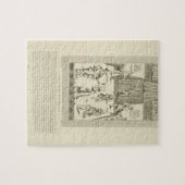 Bullの赤いプレイハウスのの中、frontispieceへの ジグソーパズル (横)