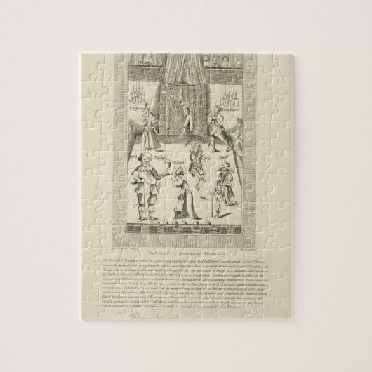 Bullの赤いプレイハウスのの中、frontispieceへの ジグソーパズル (縦)