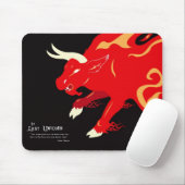 Bullの赤いmousepad マウスパッド (マウス)