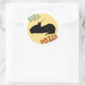 BullのDozerのステッカー ラウンドシール (バッグ)