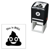BULLウンチ絵文字おもしろい セルフインキングスタンプ (インサイチュ)