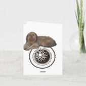 Bullカスタマイズ可能な犬は健康なカードを得ます カード (裏面)