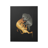 Bull and Bear Stock Market Trading Custom ノートパッド (回転)