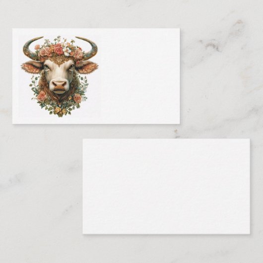 Bull Business Card 名刺 (正面/裏面)
