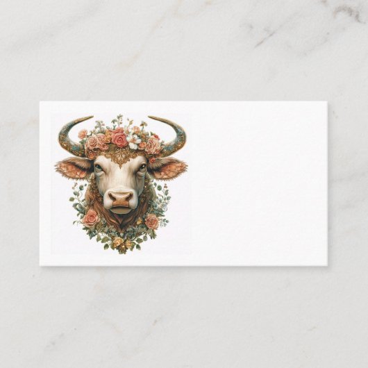 Bull Business Card 名刺 (正面)