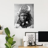 Bull Chief -- Apsaroke: 1908 ポスター (ホームオフィス)