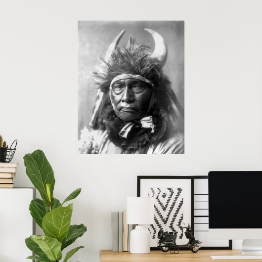 Bull Chief -- Apsaroke: 1908 ポスター (ホームオフィス)