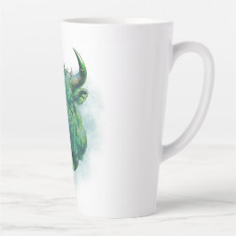 Bull design | Reminder | Motivation カフェラテマグ