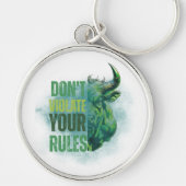Bull design | Reminder | Motivation キーホルダー (正面)
