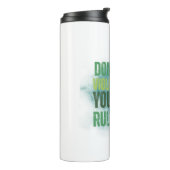 Bull design | Reminder | Motivation タンブラー (回転左)