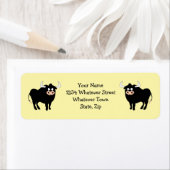 Bull Design Return Address ラベル (インサイチュ)