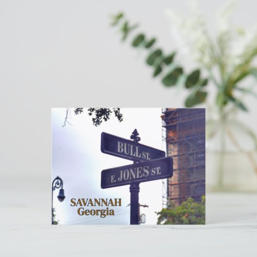 Bull & E. Jones Savannah, GAフォトグラフィックスポストカード ポストカード (スタンド正面)