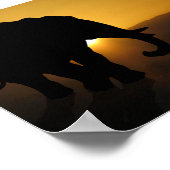 Bull elephant ポスター (角)