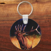Bull Elk Call Of The Wild Key Chain キーホルダー (正面)
