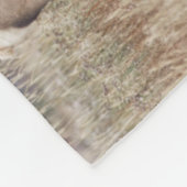 Bull Elk in Meadow | Yellowstone National Park フリースブランケット (角)