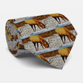 Bull Elk in snow. ネクタイ (ロール)