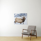 Bull Elk | Wyoming タペストリー (インサイチュ(横))