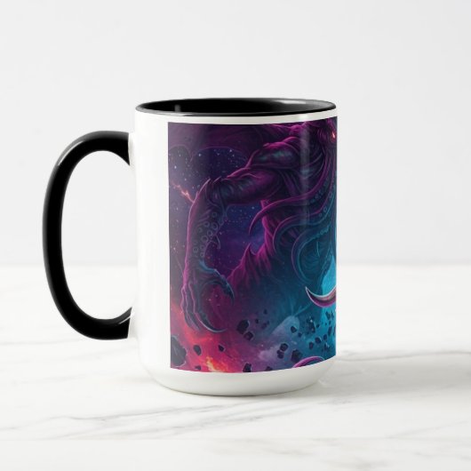 Bull Galaxy Mug マグカップ (左)