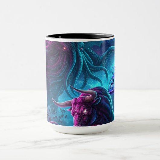 Bull Galaxy Mug マグカップ (中央)