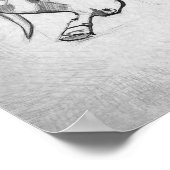 Bull - Graphic Drawing ポスター (角)