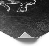 Bull - Graphic Drawing ポスター (角)