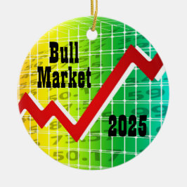 Bull Market 2025 セラミックオーナメント