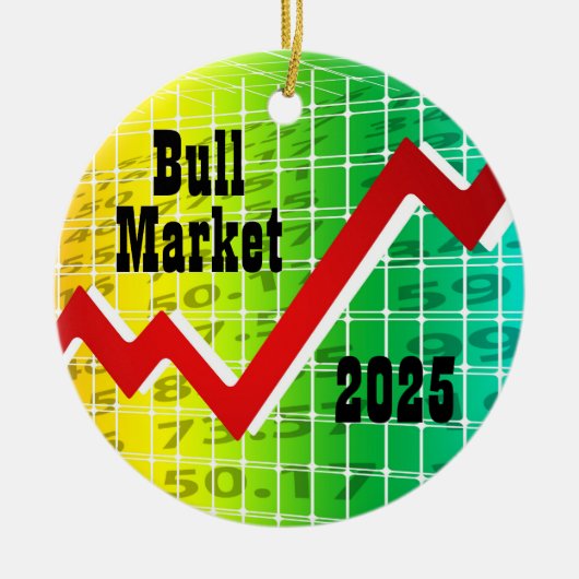 Bull Market 2025 セラミックオーナメント (正面)