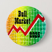 Bull Market 2025 缶バッジ (正面)